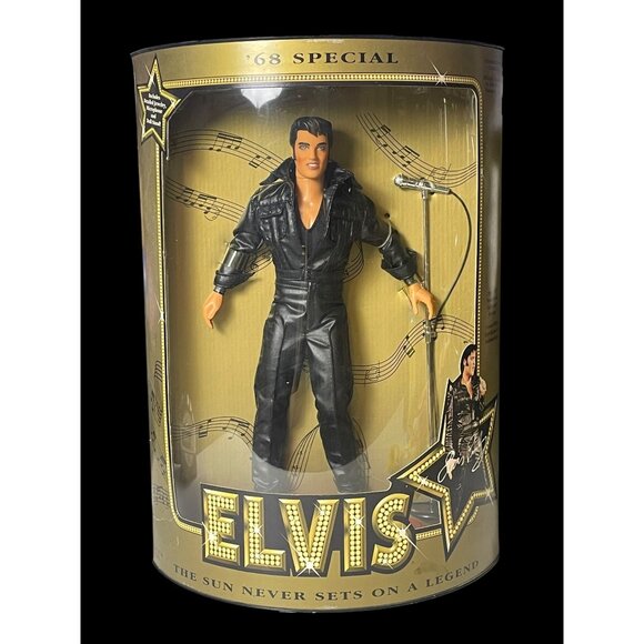 1993 Hasbro Elvis Presley ’68 Special The Sun Never Sets on a Legend Barbie Doll - Picture 1 of 7
